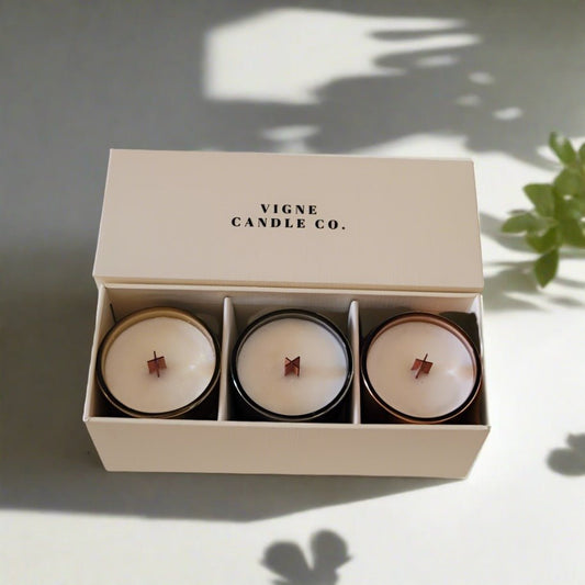 NEW LUXE 2.5 OZ CANDLE GIFT SET